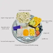 Organic spa pedicure treatment products Houston